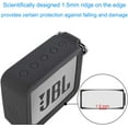 thumbnail image 6 of TXEsign Travel Protective Silicone Stand up Carrying Case Compatible with JBL GO 2 Portable Bluetooth Waterproof Speaker (Black), 6 of 7