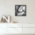 thumbnail image 2 of Great Art Now Black and White Pop I by Dan Meneely Framed Wall Art 13"W x 13"H, 2 of 4