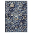 thumbnail image 1 of homeroots home decor 395711 8’ x 10’ Blue and Gold Jacobean Area Rug, 1 of 1