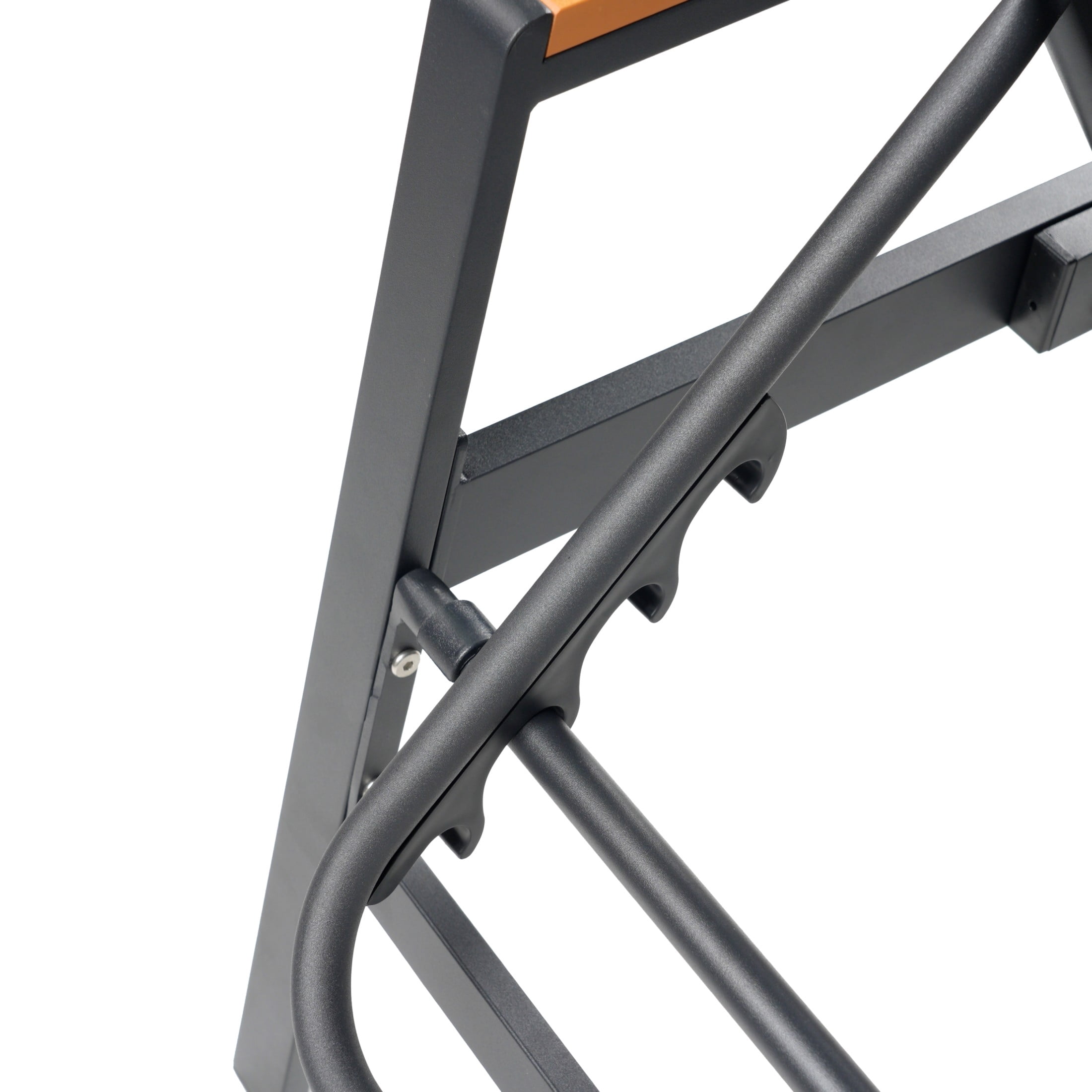Stylish Outdoor Adjustable Chaise Lounges with Aluminum Frame and Mesh Seating, Black+Natural