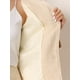 thumbnail image 5 of INSPIRAR Conjunto de traje para mujeres, atuendos de 2 piezas, chaqueta de blazer sin cuello de peplum de tweed y conjuntos de falda XL Beige, 5 of 6