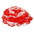 thumbnail image 3 of Unique Bargains 0.3' Diameter 39Ft Length Plastic Chain Barrier, Safety Link Chain Stanchion for Crowd Control, Red White, 3 of 6