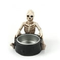 thumbnail image 2 of KMMYS Halloween Decoration Witch Skeleton Resin Candle Ornament, Unique Designs, Versatile Use, Functional Halloween Tabletop Decor, Intricate Details, Trick or Treat Holder, 2 of 6