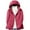 Wine-01, variant on HTNBO Winter Warm Women Down Jackets Lightweight Packable Puffer Coats Trendy Hooded Coat Outwear Windbreaker