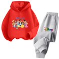thumbnail image 1 of Conjunto de sudadera con capucha de Blancanieves para damas de Disney, sudadera informal de calle kawaii con dibujos animados para niñas de 3 a 14 años, traje de camión de Frozen para niños, 1 of 4