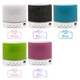 thumbnail image 2 of Amdohai Mini Speaker 7-Color Lights Small Wireless BT Speaker Portable Rechargeable, 2 of 7