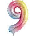 thumbnail image 1 of 40 Inch Colorful Big Size Number Balloons for Birthday Party and Various Parties Celebration Decorations Event Party Supplies Large Globos (number 0-9), 1 of 8