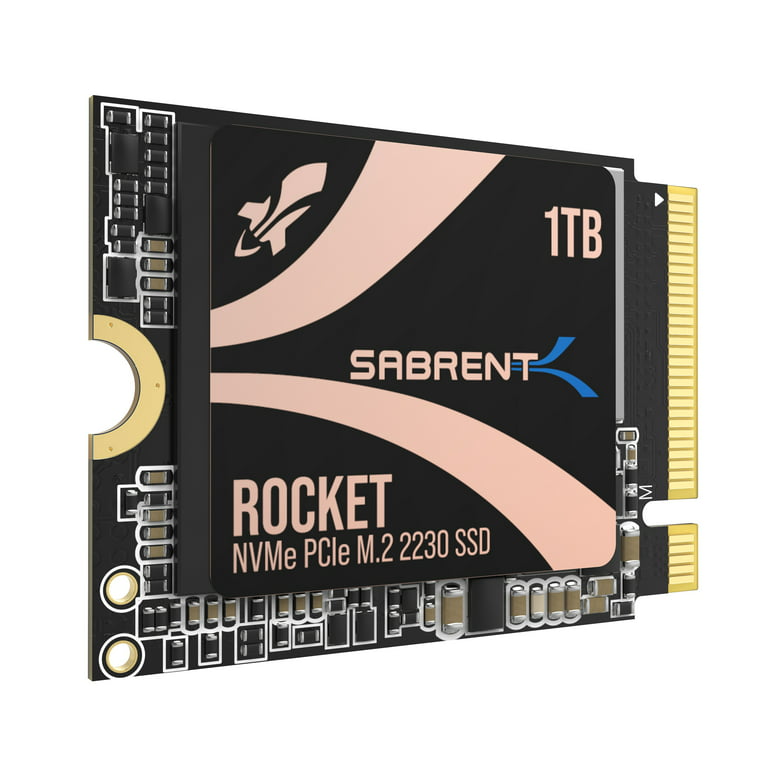 imitar Patentar encanto SABRENT Rocket 2230 NVMe 4.0 1TB High Performance PCIe 4.0 M.2 2230 SSD  [SB-2130-1TB] - Walmart.com