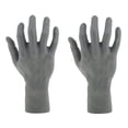 thumbnail image 1 of 2 Unidades Modelo de Maniquí de Hombre Soporte de Pantalla de Joyería Reloj Anillos Negro Cola Maniquí de exhibición de mano, 1 of 8