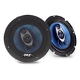 thumbnail image 1 of Par de Bocinas para Coche Pyle 6.5", 360W, 3 Vías, Impedancia de 4 Ohmios y Tweeter Piezo de 3/4" para Estéreo de Automóvil, Altavoz Triaxial Redondo de Audio Profesional de Rango Completo, 1 of 6