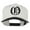 Natural Black, variant on Large Old English O Embroidered Flat Bill Cap - Navy OSFM
