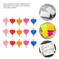 thumbnail image 5 of OUNONA 200 Pcs  Clothes Clips Mini Heart Photo Clips Wooden Clothespin Postcard Clips, 5 of 8