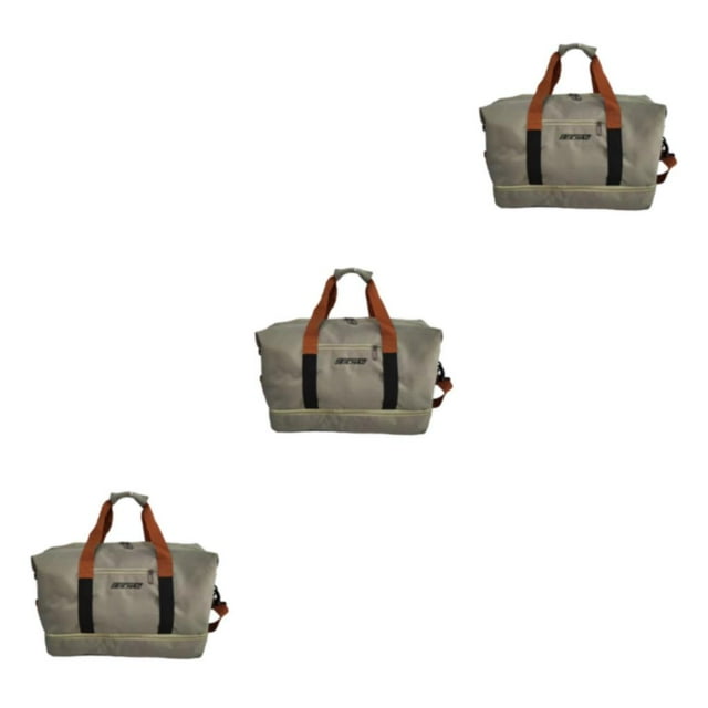 Decodeary Sac de Voyage Grande Capacité pour Femmes - Imperméable et Résistant aux Rayures Sacs de Transport Multiples Gris Vert 3Set