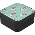 thumbnail image 3 of Valentine's Day Gnome Jewelry Box for Teens Girls Women Birthday Christmas Gift, Portable PU Leather Jewelry Storage Box Mini Travel Jewelry Case for Necklace, Earrings, Rings, Bracelet, 3 of 7