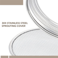 8 Sets Sprouting Jar Kit Includes Lids and Stands Screen for Growing