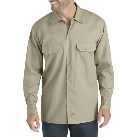 Long Sleeve Flex Twill Shirt - Walmart.com