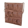 thumbnail image 2 of Bolsa para carrito de limpieza, bolsa para recolección de basura, bolsas de limpieza, fácil de instalar, multifuncional resistente para suministros de 12 bolsillos, 2 of 8