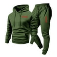 thumbnail image 3 of Ceisia Men's Loose Fit Heart Print Hooded Sweatshirt & Jogger Set - Warm Stretch Casual Two-Piece Tracksuit Gifts, 3 of 5
