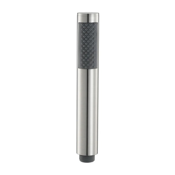 Stainless Steel Cylindrical Handheld Booster Shower Head Hotel Home Bathroom Universal Shower Head Set