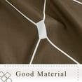 thumbnail image 4 of KSEERBABALL Brown Ombre Polyester Shower Curtain, 72" x 72" Waterproof, 4 of 5