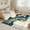 Turquoise, variant on Modern Contemporary Abstract Area Rug Vibrant Shiny Colors for Living Room and Bedroom Design 1111 (5'2"x7'5",Black)