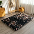 Japanese Floor Mattress Futon Mattress Floral Design Sleeping Mat with