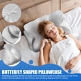 thumbnail image 3 of Funda de Almohada con Cierre de Zíper Funda de Almohada Cervical Suave Lavable a Máquina Funda de Almohada Cervical para Dormir Solo Funda de Almohada, 3 of 11
