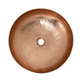 thumbnail image 4 of Native Trails Cps84 Maestro Sonata 17" Circular Copper Vessel Bathroom Sink - Nickel, 4 of 7