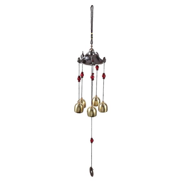Lucky Metal Wind Chime Classic Outdoor Garden Pavilion Hanging Decoration