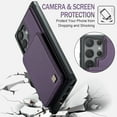 thumbnail image 6 of Dteck for Samsung Galaxy S22 Plus Case with Card Holder, Samsung S22+ Plus Wallet Case for Women Men with RFID Blocking, Durable Leather Kickstand Shockproof Case for Galaxy S22 Plus 6.6 Inch,Purple, 6 of 6