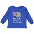 thumbnail image 3 of Inktastic My Aunt and Uncle Love Me Niece Nephew Elephant Boys or Girls Long Sleeve Toddler T-Shirt, 3 of 5