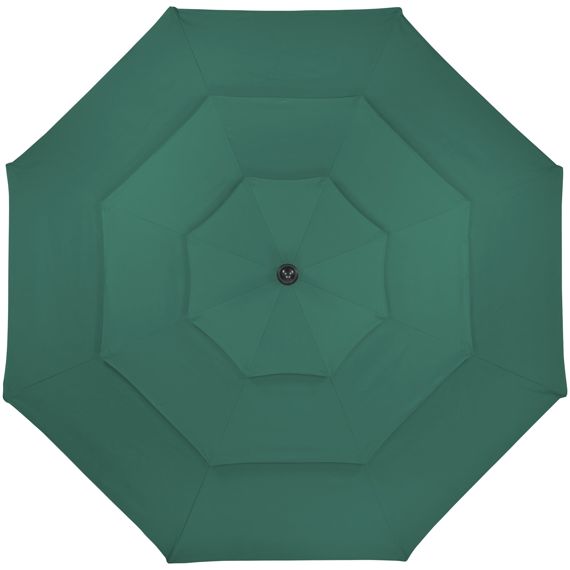 Northlight 9.75ft Outdoor Patio Market Umbrella with Hand Crank and Tilt Green