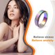 thumbnail image 5 of Minnieouse Anillo giratorio de acero inoxidable giratorio joyería ansiedad antiestrés fiesta regalo para hombres mujeres, tamaño 6 Type2 NO2 Minnieouse AP003920-03, 5 of 6