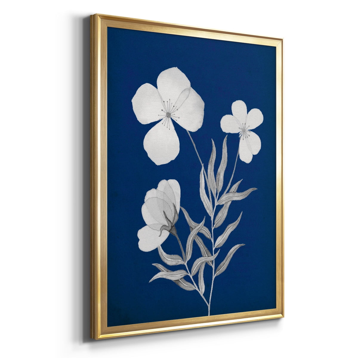 Indigo Sketch I Premium Framed Print - Ready to Hang