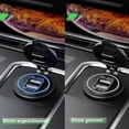 thumbnail image 2 of Usb Cigarette Lighter,4.8a 12v Dual Usb Socket,5v/2.4a Waterproof,car Charging,for 12v/24v Vehicles, 2 of 4