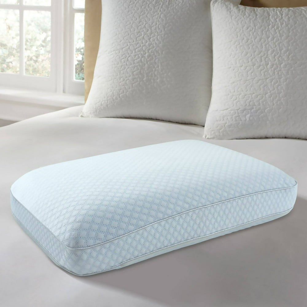 EUROPEUTIC Big and Soft Cooling Gel Ventilated Memory Foam Gel Pillow ...