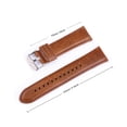 thumbnail image 3 of Gostoto Genuine Soft Leather Watch Band Strap Quick Release Pin Vintage Leather Watchband Replacement Bands Watches and Smartwatches Wrist Band Width 18mm 20mm 22mm 24mm, 3 of 6