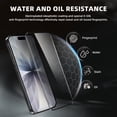 thumbnail image 3 of 3-Pack 9H+ Tempered Glass Screen Protector for iPhone [2x HD Clear + 1x Privacy] | Military-Grade Shatterproof | No-Dust Installation Kit (15pro max), 3 of 10