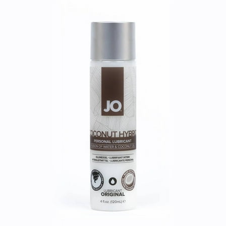 JO Silicone Free Original Water & Coconut Oil Hybrid Lubricant 4oz