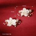 thumbnail image 4 of Decoraciones de boda Clips decorativos para zapatos Clip Zapatos de perlas para bombas Joyería de diamantes de imitación - Hebilla de zapato Moda Encantadora, 4 of 6