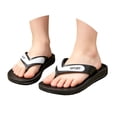 thumbnail image 2 of lnmuld Kids Flip Flops Unisex Lightweight Beach Sandals Non Shower Pool Summer Slippers for Boys Girls Size:11.5, 2 of 5