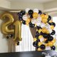 thumbnail image 2 of Black Gold Balloon Garland Kit, 138 Pcs Party Supplies Decoration Set, Black & Gold & White & Gold Confetti Balloon Arch for Baby Shower, Wedding, Bir, 2 of 4