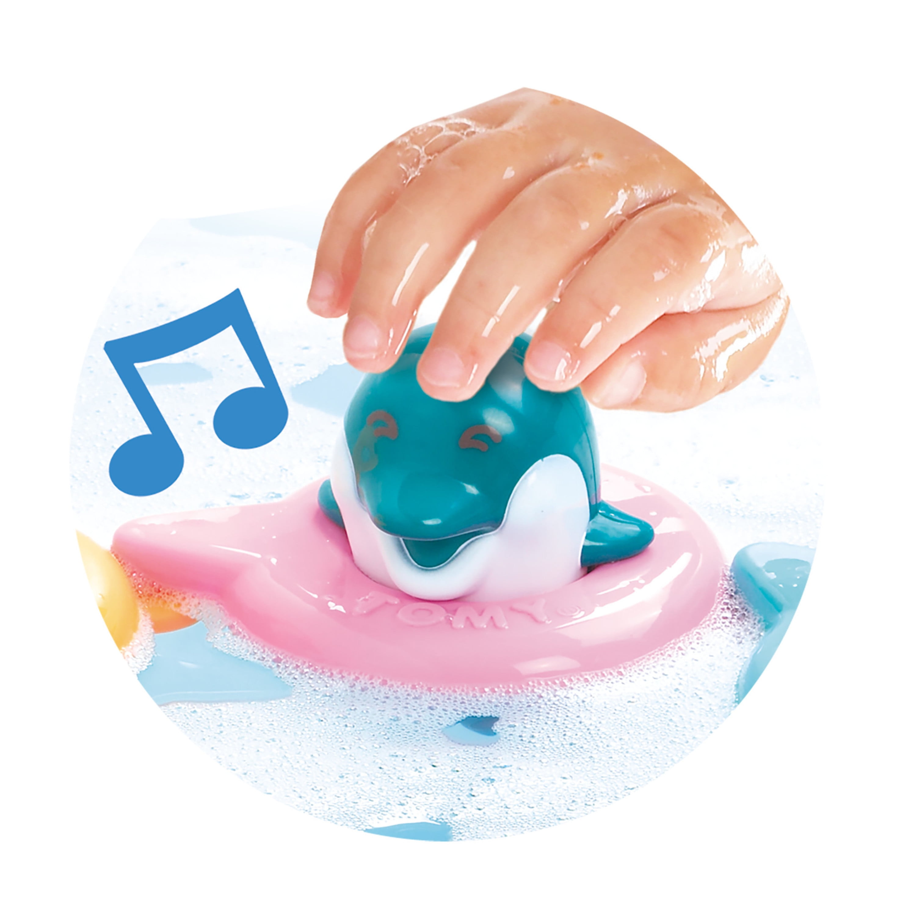 tomy bath dolphins