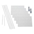 thumbnail image 1 of FASÄDE Chain Decorative Vinyl Backsplash 15 sq ft Kit in Matte White, 1 of 7
