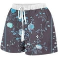 thumbnail image 5 of GERsome Athletic Shorts for Women Floral Print Summer Comfy Elastic Waist Workout Shorts with Pockets Casual Gym Lounge Sporty Shorts, 5 of 5