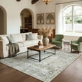 thumbnail image 2 of Lahome Washable Area Rug 5x7, Large Green Rugs for Living Room Vintage Soft Rugs for Bedroom, Non Slip Ultra-Thin Stain Resistant Dining Room Floor Carpet for Entryway Kitchen Office, 2 of 10