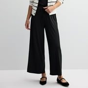 Women's Ellen Tracy High Rise Pull On Pants Color: Black Size: X LARGE