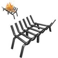 thumbnail image 1 of Grille de Foyer Porte-Bûches de Foyer Solide Robuste en Fonte Support de Combustion de Bûches de Bois Grilles de Feu pour l'Intérieur Accessoires de Foyer, 1 of 7