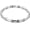 Silver, variant on Jewelers Stainless Steel Bamboo Style Classic Plain Open Clasp Bangle Bracelet