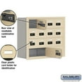 thumbnail image 2 of Salsbury Industries 19048-14SRC Cell Phone Storage Locker - 4 Door High Unit (8 Inch Deep Compartments) - 12 A Doors and 2 B Doors - Sandstone - Recessed Mounted - Resettable Combination Locks, 2 of 4
